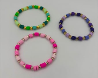 Thin Beaded Bracelets