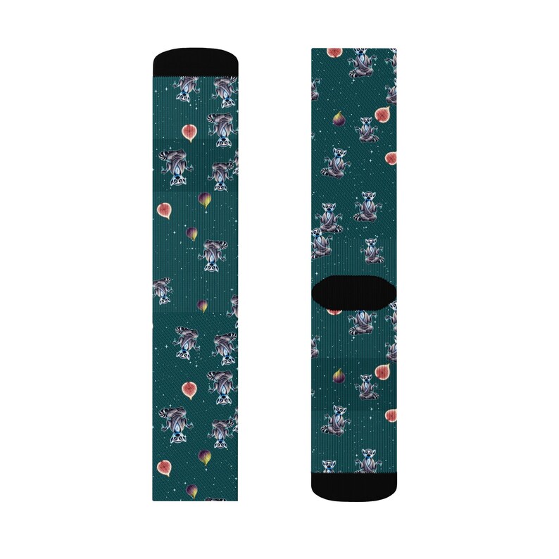 Ben Shruggin Cosmic Lemur Socks | All-Over Print