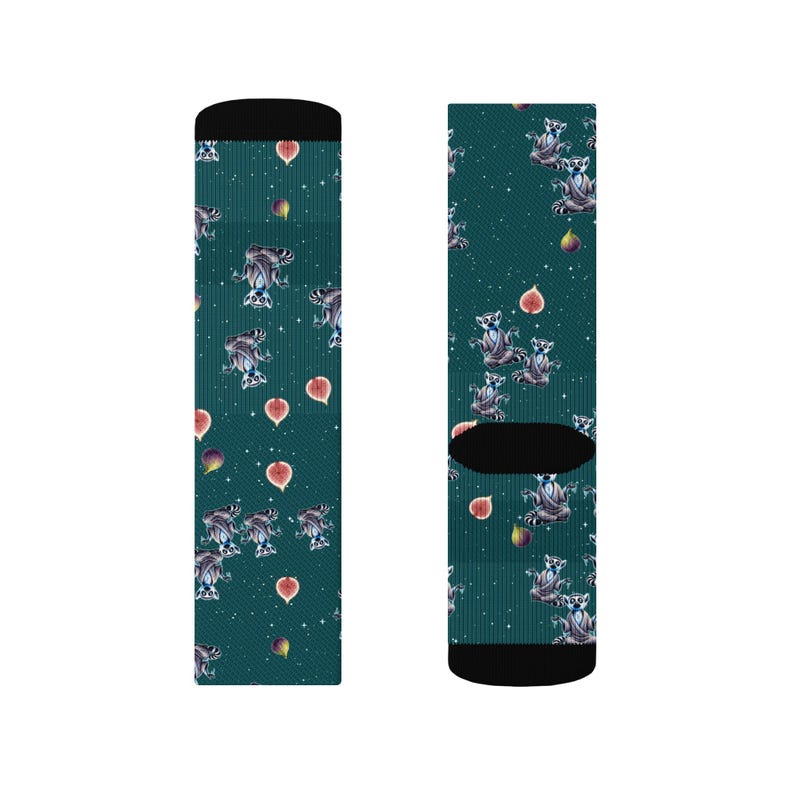 Ben Shruggin Cosmic Lemur Socks | All-Over Print