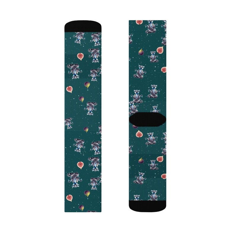 Ben Shruggin Cosmic Lemur Socks | All-Over Print