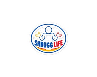 Shrugg Life Logo Sticker | Kiss-Cut Vinyl