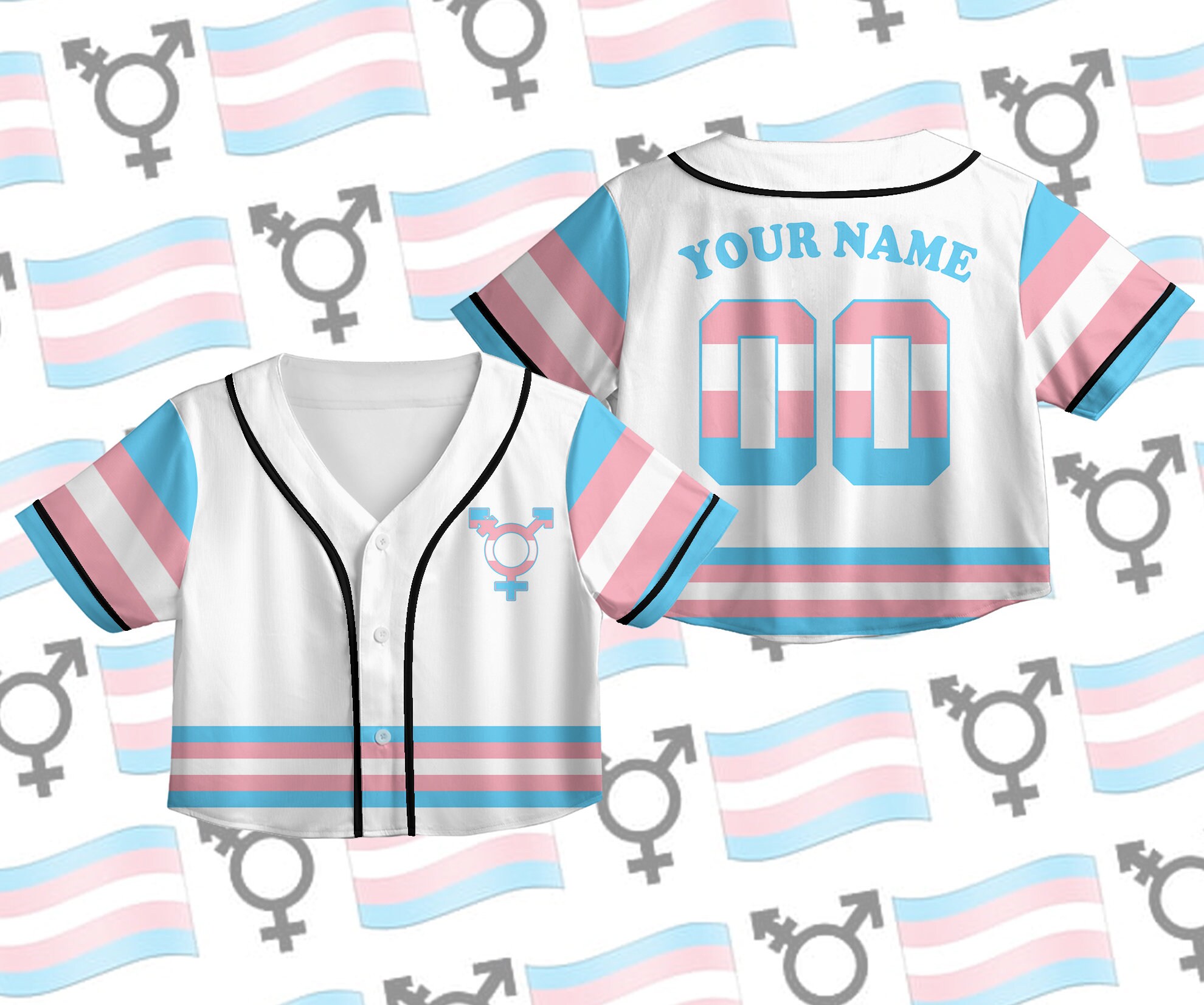 Custom LGBTQ Pride Month Baseball Jersey