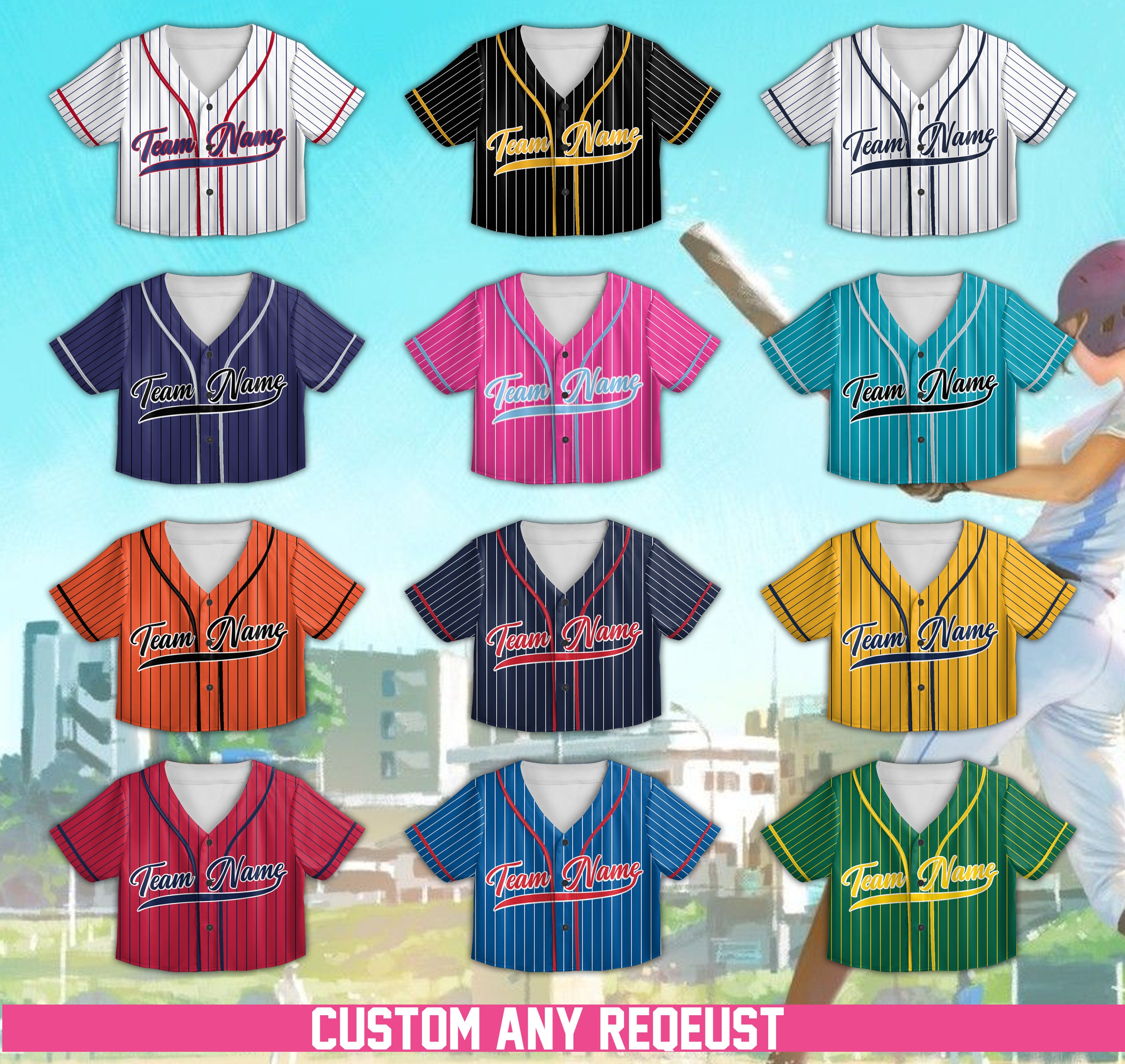 Discover Fan De Baseball Tenue De Jour De Match De Baseball Baseball Jersey À Haut Court