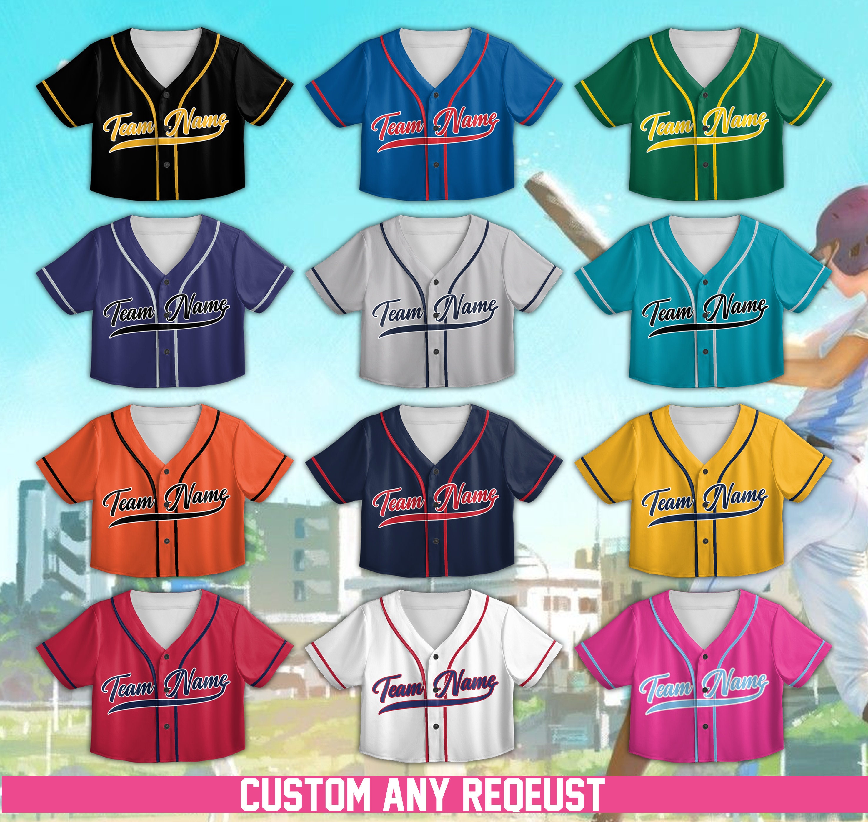 Discover Fan De Baseball Tenue De Jour De Match De Baseball Baseball Jersey À Haut Court