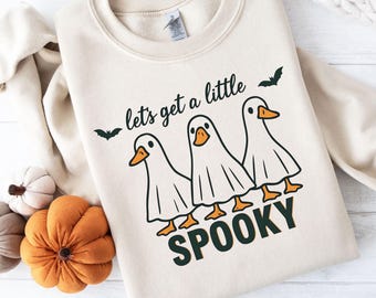 Spooky Goose PNG: Funny Halloween Clipart (Digital Download)