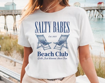 PNG de chica retro con estilo Salty Babe, diseño de sublimación veraniego de moda, descarga digital.