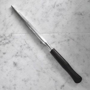 STEEL HONE Knife Sharpener! “Old-School Vintage Honer”, Elegant Wood Handle, Perfect for Decor, Collector, Chef or Gourmand!