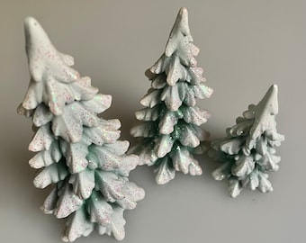 Dept 56: “Winter Pines” — Three Beautiful Pine Trees to Accessorize Your Village, or Just as Christmas Holiday Decor! Beautiful!