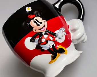 PAIR of Minnie Mouse Mugs! Colorful, Beautiful, and So Much Fun!
