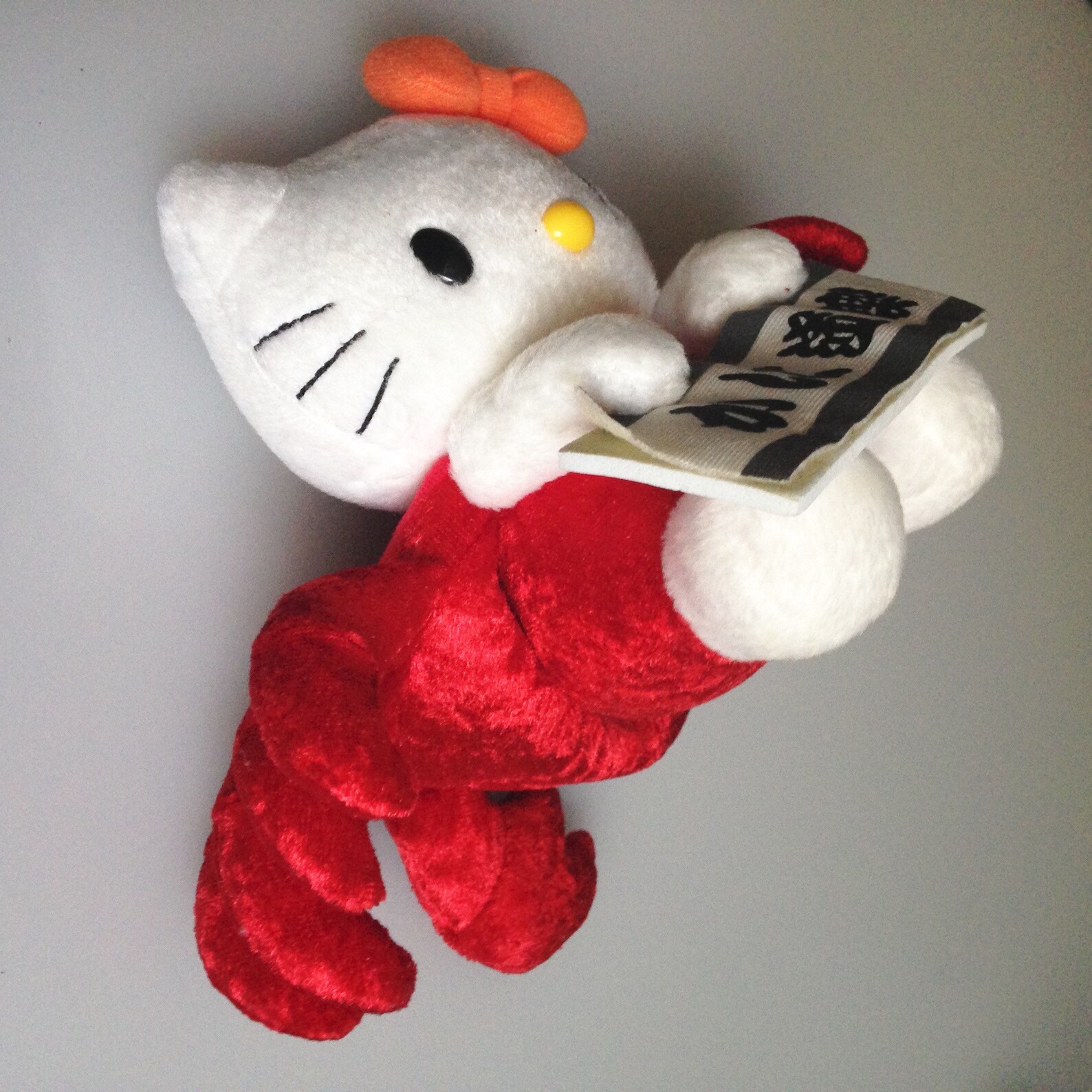 RARE Hello Kitty Stuffed Doll with Red Velvet Etsy