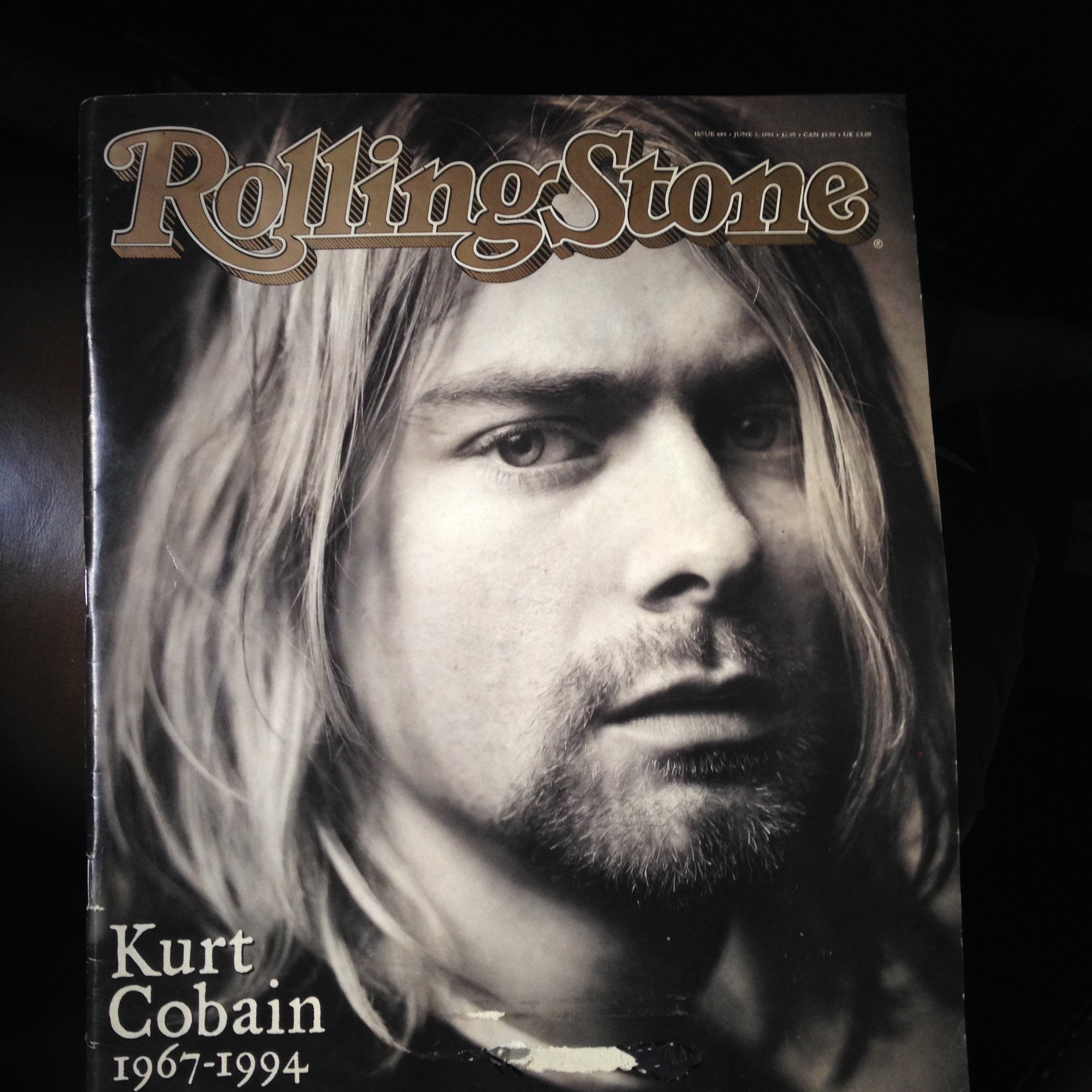 洋楽ロック 楽譜・雑誌14冊 NIRVANA RADIOHEAD STROKES Kurt Cobain, Rolling Stone Magazine June 1994 -- 38 Pages Devoted