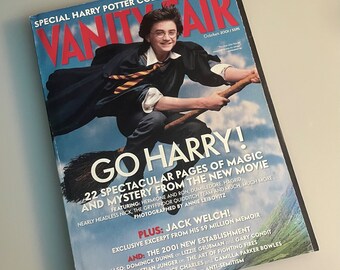 Harry Potter — Vanity Fair Collector’s Edition, October 2001: “Something About Harry”! Exclusive 21-Page Portfolio with Great Photographs!