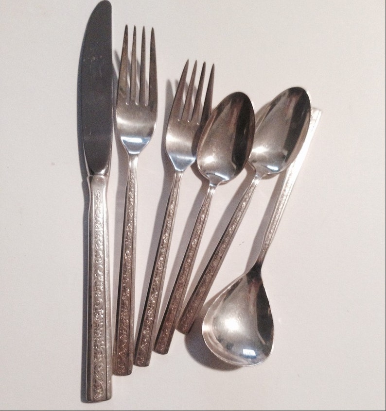 TRILOGY Sterling Silver by Gorham International 6piece Place Etsy