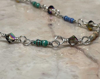 Triplanetary - Resistors and Swarovski - Geek Jewelry