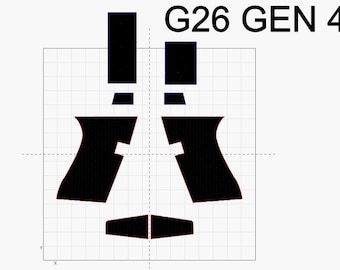 G26/27 GEN 4 Honeycomb Pattern Stippling SVG