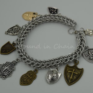 Shield Bracelet Etsy