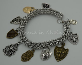 Shield Bracelet - chainmaille bracelet