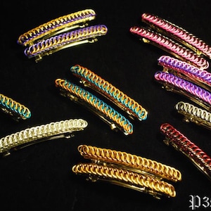 Custom Chainmail Barrettes
