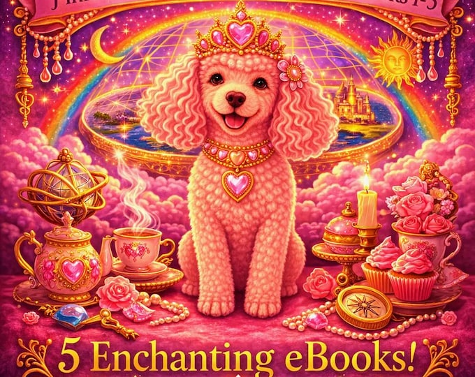 RESERVED LISTING 3: Five Pink Poodle Hoodoo E-Books for my African, Israeli, & Hispaniola Friends