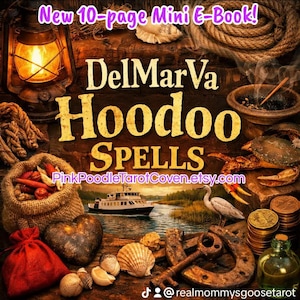 Digital "DelMarVa Hoodoo" Spell (Incantations Only) E-Book by Rev. A. Mocha Schuepbach Webb