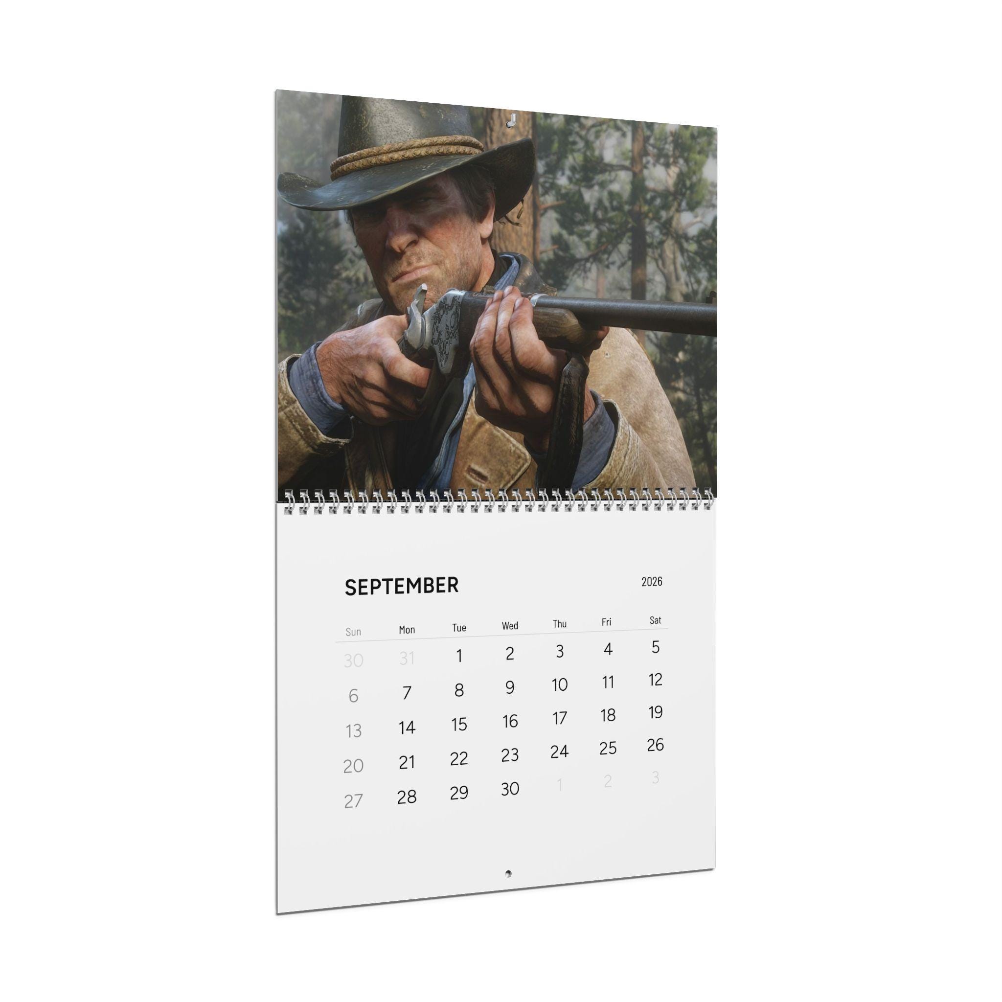 Arthur Morgan Wall Calendars (2026), Arthur Morgan RDR2 - Etsy Australia