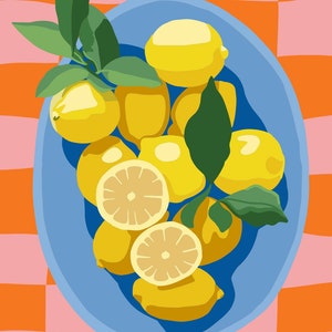 Lemons MINI Paint-by-Number Kit