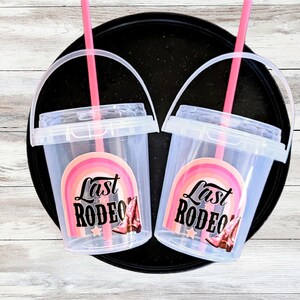 Last Rodeo Bachelorette Party Cups, Plastic Drink Cup, Last Bash in Nash, Personalized Cup, Cowgirl Swag, Country Western Party Decor