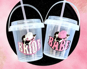 Bachelorette Party Cup, Rodeo Babe, Rodeo Bride, Last Rodeo Personalized Bachelorette Party Cup, Country Western Theme Bach Party Decor