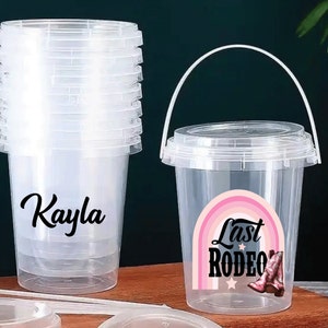 Last Rodeo Bachelorette Party Cups, Plastic Drink Cup, Last Bash in Nash, Personalized Cup, Cowgirl Swag, Country Western Party Decor image 4