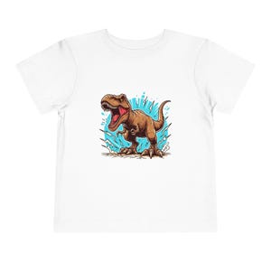 Roaring T-Rex Toddler Tee, Dinosaur Shirt, Cute Kids Clothes, Fun Birthday Gift, Playful Toddler Outfit, Summer Essentials