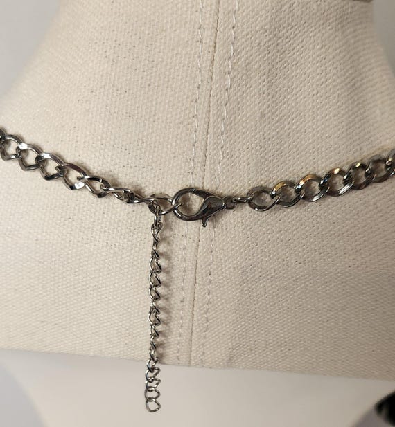 Boho Black Feather Statement Necklace – Festival … - image 5