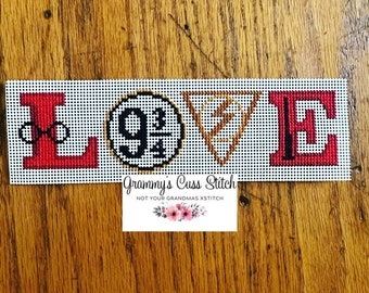 Harry Potter inspired bookmark cross stitch magic wizard bookmark fantasy spells love book decor