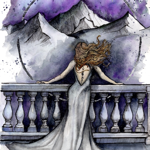 Feyre Archeron High Lady of the Night Court from ACOTAR series