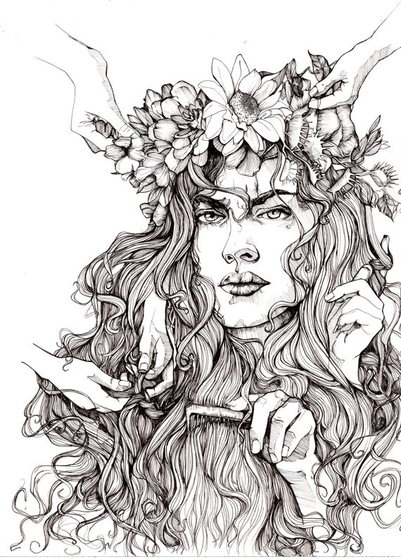 「乙女座」の絵 おとめ座（乙女座）｜やさしい88星座図鑑