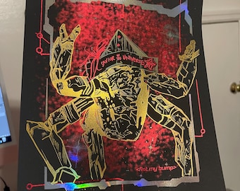 FOIL PRINT Project Hail Mary Rocky Savior of the Universe