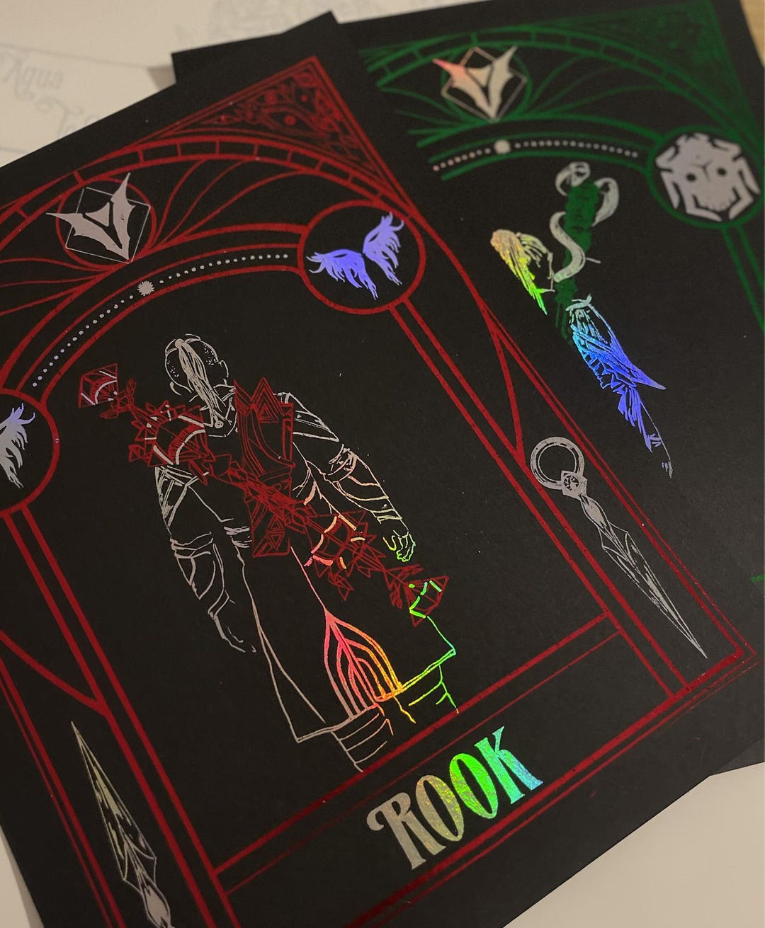 Custom Rooks Custom Dragon Age Foil Print: Your 'rook' + Faction (set of 2) - Etsy