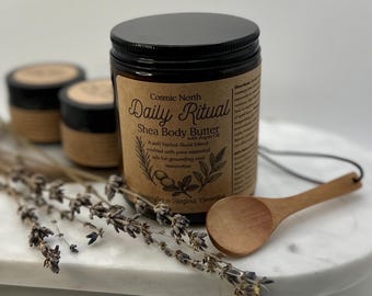 Shea Body Butter with Argan Oil: Herbal Aromatherapy, 8 oz