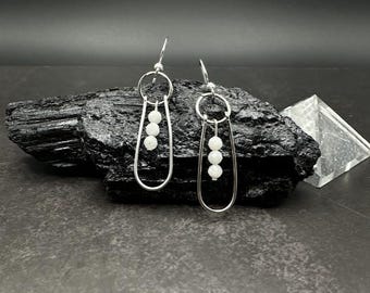 Moonstone Drop Earrings - Boho Gift