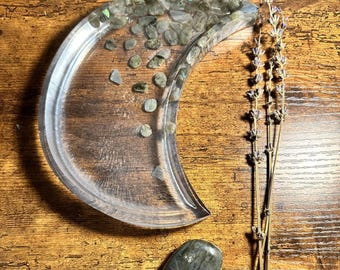 Labradorite Moon Dish - Cosmic North