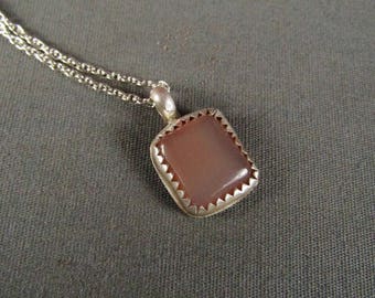 Moonstone Sterling Silver Necklace