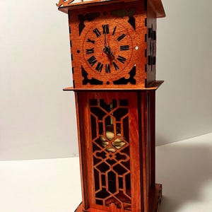Reloj de sobremesa/de repisa/abuelo de cuarzo cortado con láser