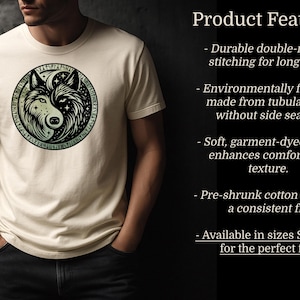 Wolf shirt, wolf lover shirt, camper tee, oversized wolf nature t-shirt, camping graphic tee, nostalgia unisex t-shirt, Comfort Colors®