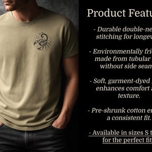 Skorpion Sternzeichen T-Shirt, Astrologie T-Shirt, Horoskop Geschenk, Unisex Casual Shirt, Oktober November Geburtstage, einzigartiges Astrologie Kleid