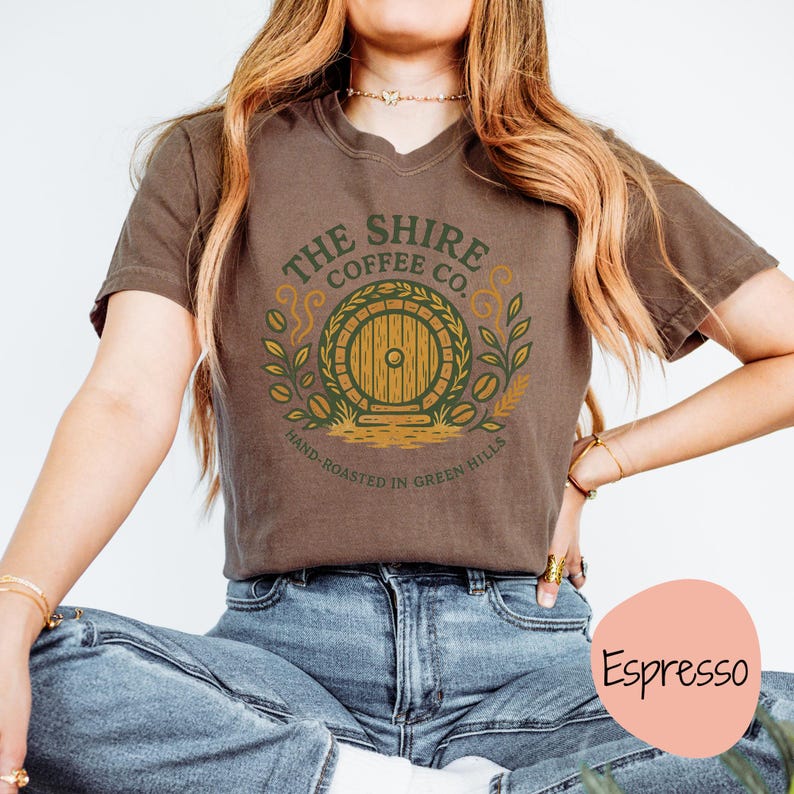 The Shire Lord Of The Rings Shirt | Comfort Colors The Hobbit Tshirt | LOTR Gift image 3