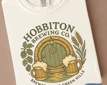 Hobbiton Brewing Lord Of The Rings Shirt | Comfort Colors The Hobbit Tshirt | LOTR Gift