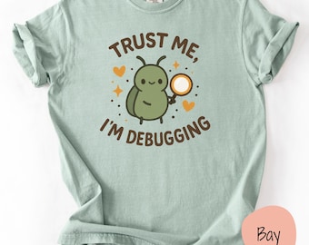 Koszulka unisex do kodowania | Koszulka programisty | Prezent dla współpracownika | Uroczy t-shirt IT