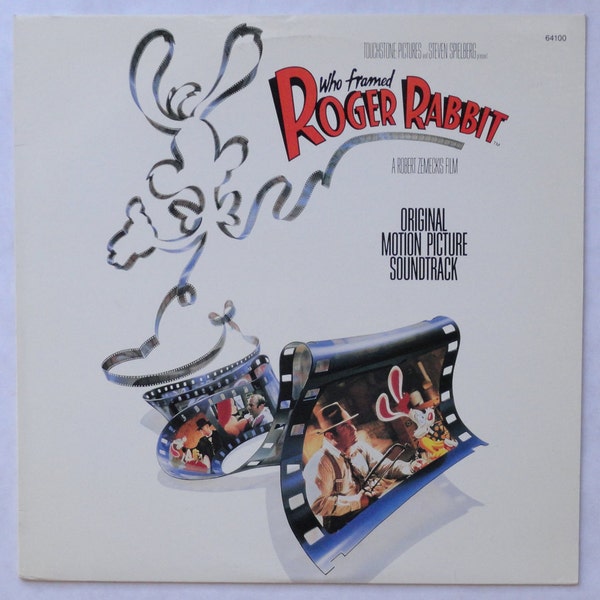 RESERVED FOR Julien Bonvoisin Rare "Who Framed Roger Rabbit" Vinyl Soundtrack (1988) - Excellent Condition