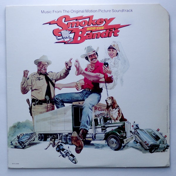 Rare "Smokey and the Bandit" Vinyl Soundtrack (1977) - Very Good Condition