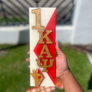 Kappa Alpha Psi Personalized Line Number Board – 4x12" - Wall Decor, Crossing gift