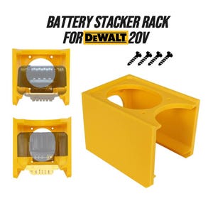 Stojak na baterie DeWalt 20 V – organizer ścienny